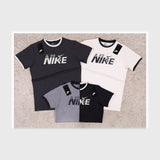 NIKE تيشيرت محير نص كم طباعة اولادى روزيتا فل ليكرا الوان متعددة صيفى من تورنيدو - 1644602
