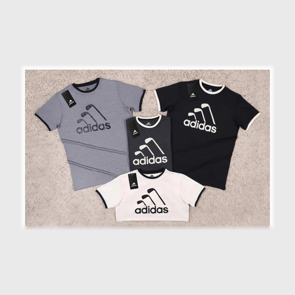 ADIDAS تيشيرت بيج سايز نص كم طباعة اولادى روزيتا فل ليكرا الوان متعددة صيفى من تورنيدو - 1644603