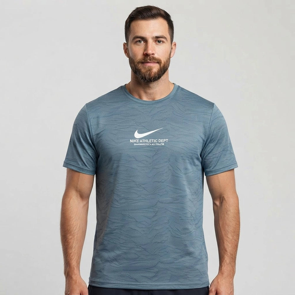 NIKE تيشيرت نص كم طباعة رجالى روزيتا فل ليكرا الوان متعددة صيفى من تورنيدو - 1661564