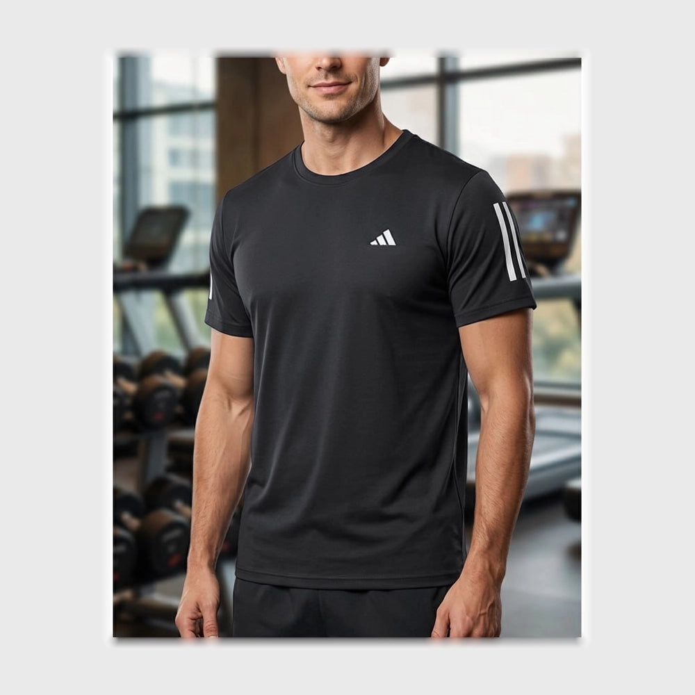 ADIDAS تيشيرت نص كم3شريط طباعة رجالى روزيتا فل ليكرا الوان متعددة صيفى من تورنيدو - 1662604