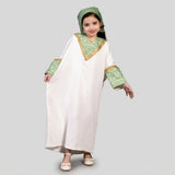 عباية ساده بناتى روزالين الوان متعددة شتوى من بامبي - 16858