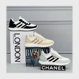 حذاء سنيكرز حريمى فوندي جلد إسكاي مستورد ونعل PVC حقن الوان متعددة جميع المواسم من ميلانو - 1770