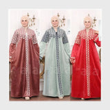 عباية إستقبال حريمي هايدي مستورد وش واحد تطريز الوان متعدده شتوي من ايه ال واي - 19520-15