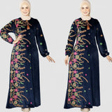 عباية إستقبال حريمي هايدي مستورد وش واحد تطريز الوان متعدده شتوي من ايه ال واي - 19520-17