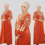 عباية إستقبال حريمي هايدي مستورد وش واحد تطريز الوان متعدده شتوي من ايه ال واي - 19520-18