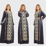 عباية إستقبال حريمي هايدي مستورد وش واحد تطريز الوان متعدده شتوي من ايه ال واي - 19520-21