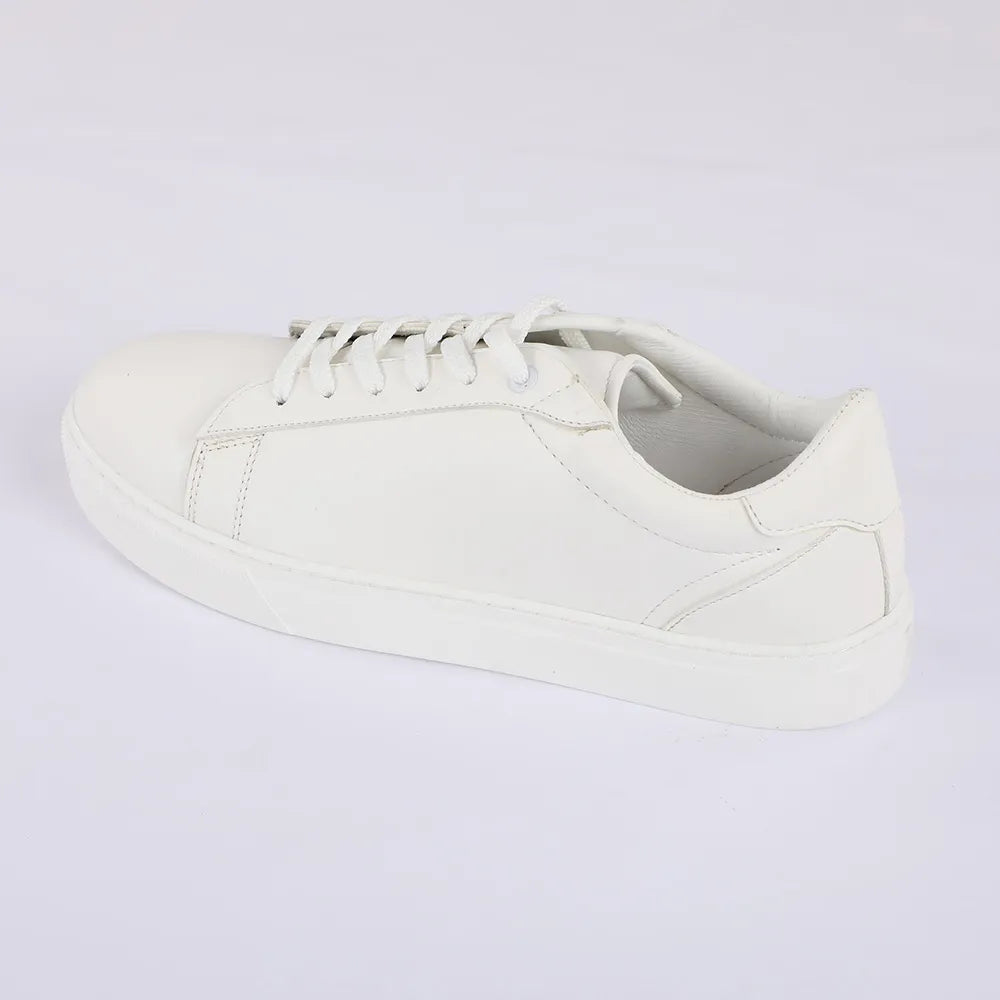 حذاء كلاسيك رجالى شمواه ابيض جميع المواسم من سانسو - 204474-wh