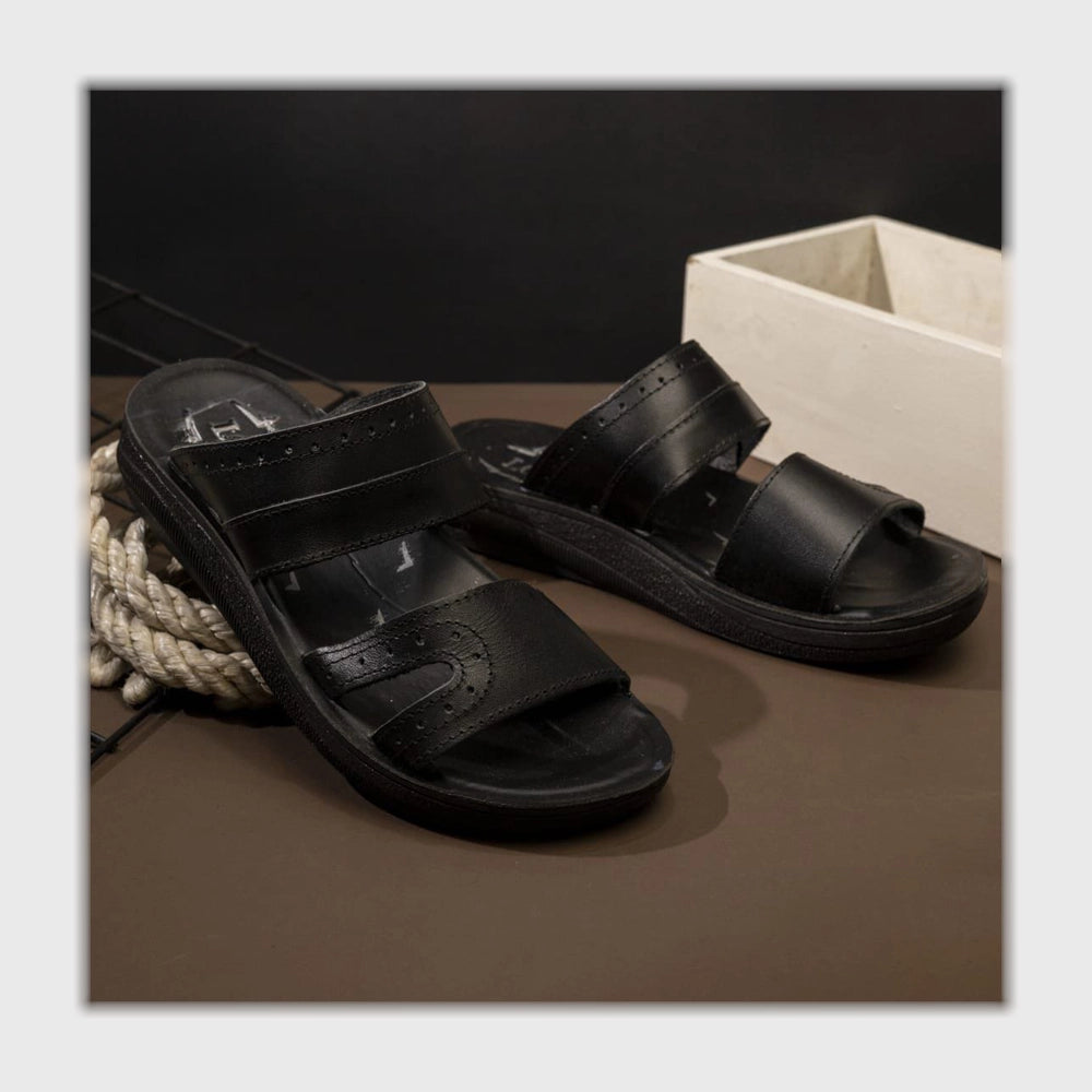 شبشب طبي رجالى جلد الوان متعددة Al-Mathaf Shoes من شوز ماركت - 206-BK