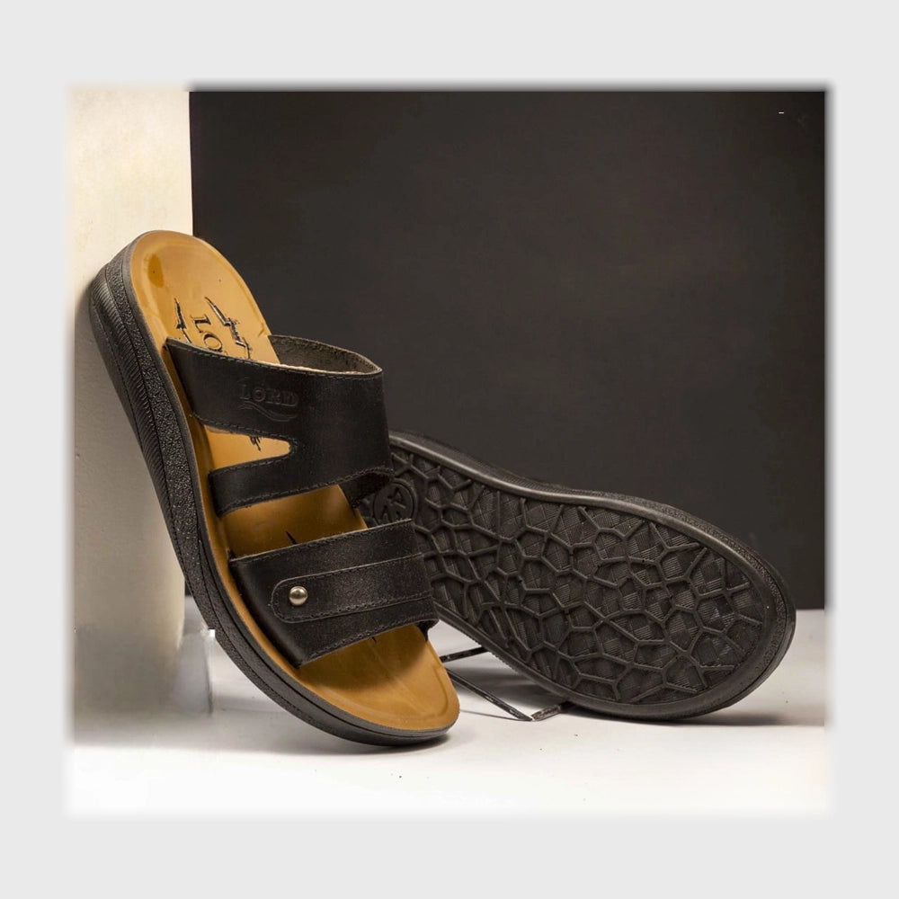 شبشب طبي رجالى جلد الوان متعددة Al-Mathaf Shoes من شوز ماركت - 207-BK