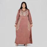 عبايه استقبال حريمى قطيفه هايدي الوان متعدده شتوي من ار اوه كيه - 2085