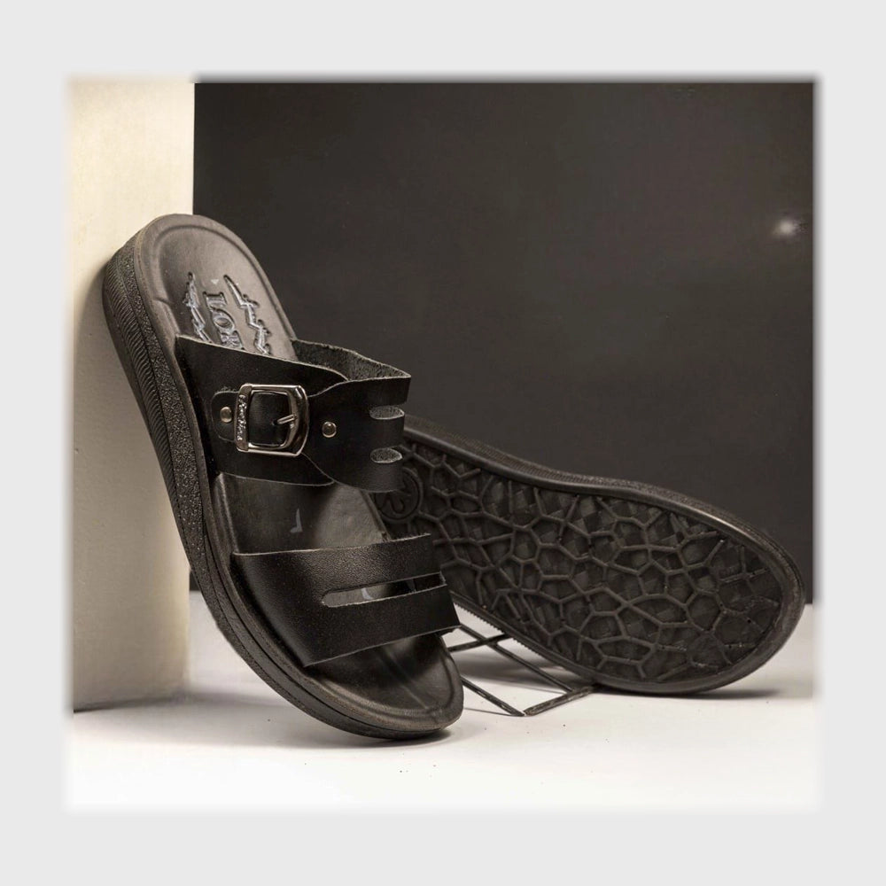 شبشب طبي رجالى جلد الوان متعددة Al-Mathaf Shoes من شوز ماركت - 210-BK