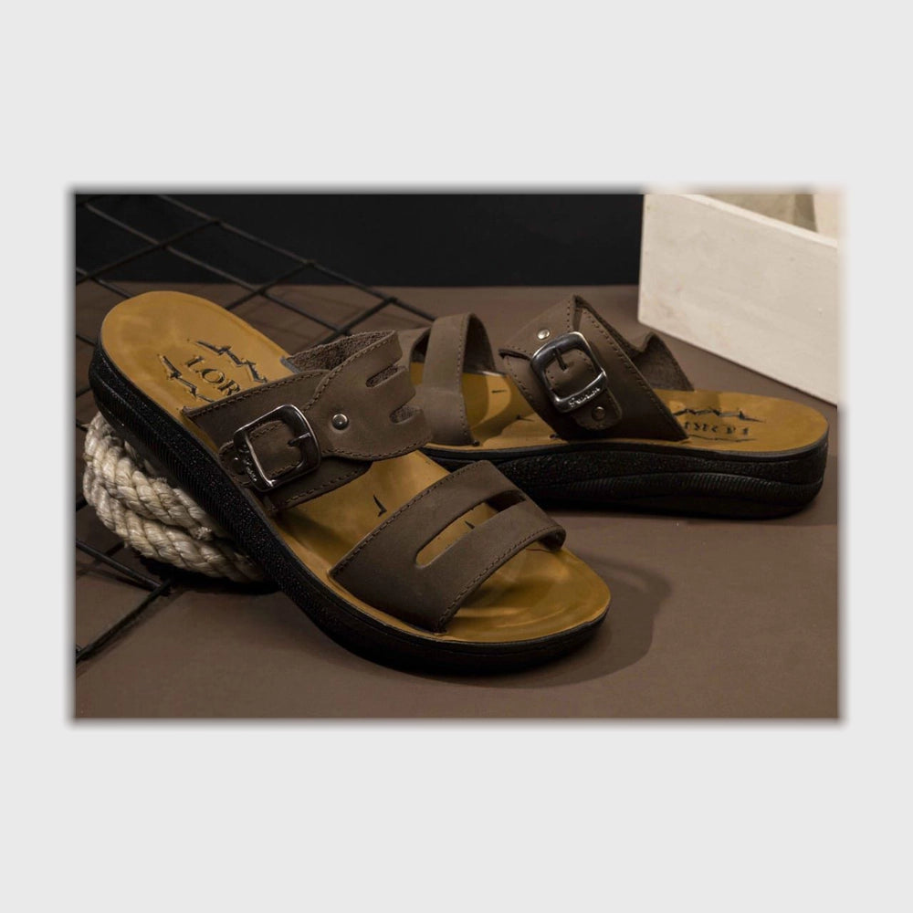 شبشب طبي رجالى جلد الوان متعددة Al-Mathaf Shoes من شوز ماركت - 210-LBR