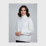 بلوفر هاي كول تريكو حريمي تريكو الوان متعددة شتوي من إم كيه إم فاشون - 2100