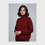 بلوفر هاي كول تريكو حريمي تريكو الوان متعددة شتوي من إم كيه إم فاشون - 2100