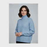 بلوفر هاي كول تريكو حريمي تريكو الوان متعددة شتوي من إم كيه إم فاشون - 2100