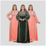 عبايه استقبال حريمي قطيفه هايدي مستوردوش واحد تطريز الوان متعدده شتوي من ايه ال واي - 21015-6