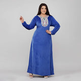 عبايه استقبال حريمى قطيفه هايدي الوان متعدده شتوي من ار اوه كيه - 2107