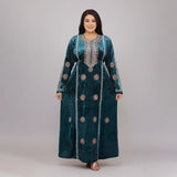 عبايه استقبال حريمى قطيفه فرنساوي الوان متعدده شتوي من ار اوه كيه - 2120