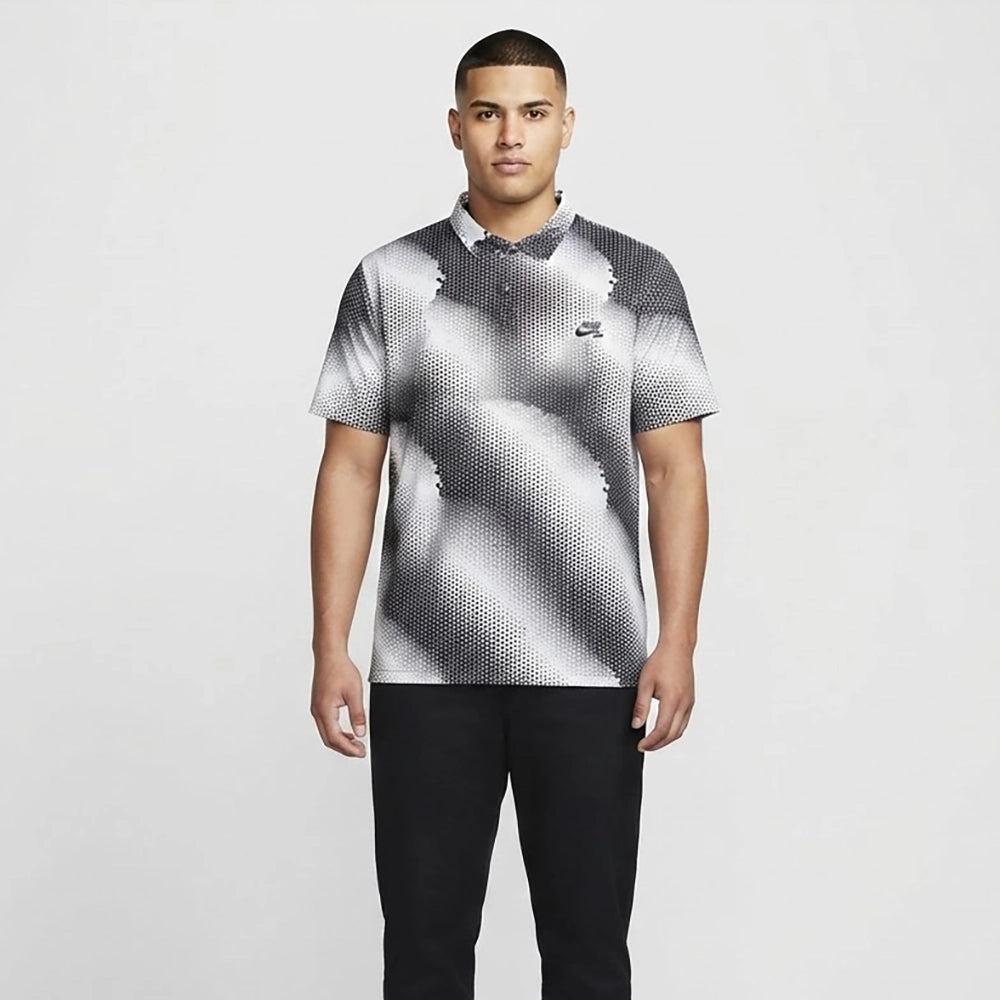NIKE تيشيرت نص كم ياقة بولو طباعة رجالى شعيرات فل ليكرا الوان متعددة صيفى من تورنيدو - 21251