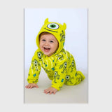 سالوبيت كورتي البعبع بكابيشوه اطفالي بولار مستورد اصفر شتوي من بيبي وايت - 2126