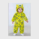 سالوبيت كورتي البعبع بكابيشوه اطفالي بولار مستورد اصفر شتوي من بيبي وايت - 2126