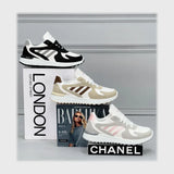 حذاء سنيكرز حريمى فوندي جلد إسكاي مستورد ونعل PVC حقن الوان متعددة جميع المواسم من ميلانو - 2197