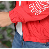 Waterproof Hooded Jacket for Men, Waterproof - Red