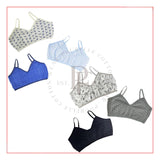 سوفت برا حمالة رفيعة مشجر من بوريل حريمى قطن/سباندكس; ألوان متنوعة