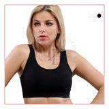 سوفت برا حمالة عريضة سادة من بوريل حريمى قطن/سباندكس; ألوان متنوعة