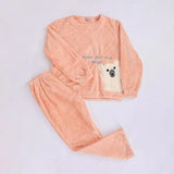 بيجامه مطبوع حريمي بولار سيموني شتوي من تيندون - 69