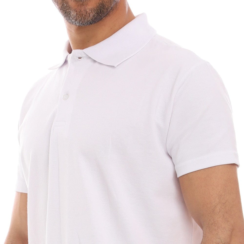 تيشيرت بولو من تيندون رجالي أبيض