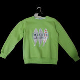 سويتشيرت رقبة دائرية من تيندون أطفالي فسفوري