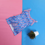 مايوة قطعه واحده مطبوع بناتي غطس ليكرا الوان متعددة صيفي من اس كيه اتش -101339