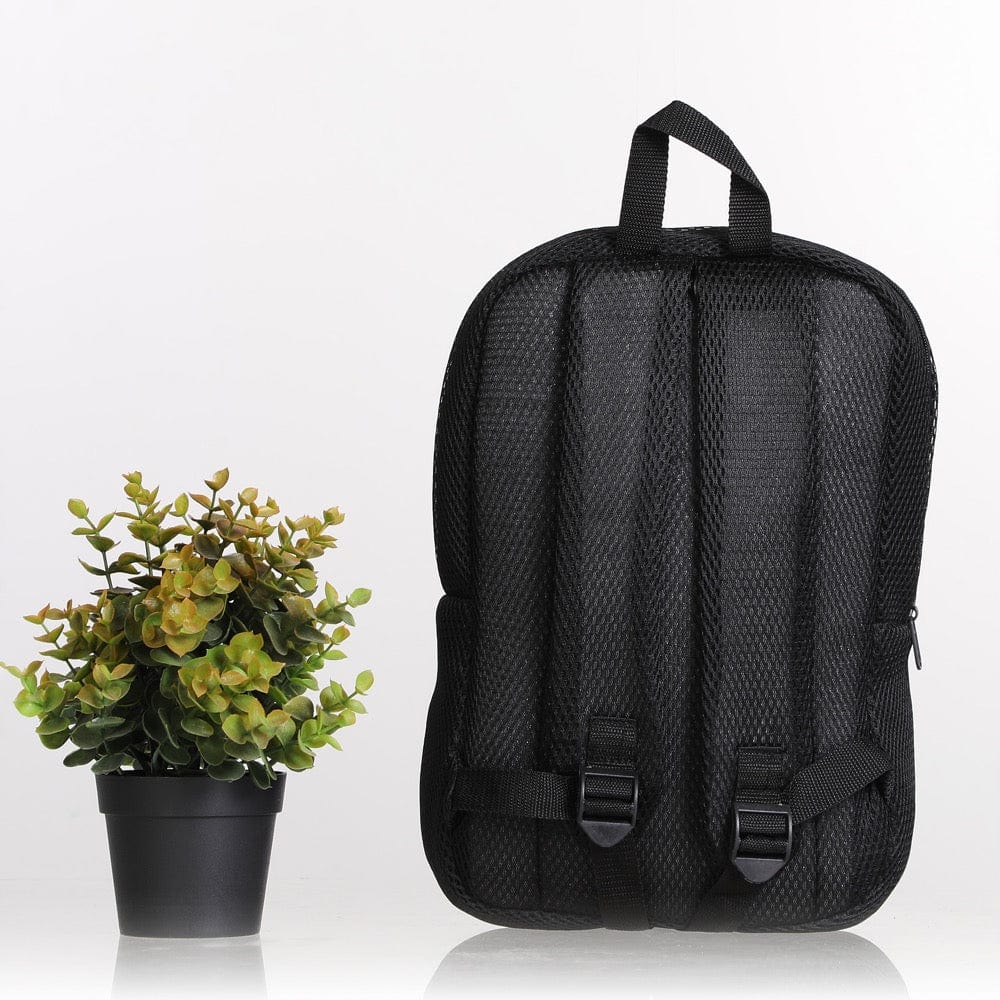 شنطة ظهر شبك أرنب من أدي للملابس الرياضيه أسود للجنسين