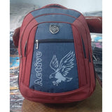 شنطة ظهر اطفالي كتان ووتر بروف الوان متعددة جميع المواسم من نور الهدى-n-008