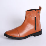 حذاء سنيكرز رجالى فوندي جلد إسكاي مستورد ونعل PVC حقن هافان جميع المواسم من بي بلس تريد-SH-79