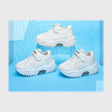 حذاء سنيكرز اطفالي فوندي جلد اسكاي مستورد ونعل PVC حقن الوان متعددة جميع المواسم من الوحيد روك - K-584