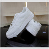 حذاء سنيكرز رجالى فوندي جلد إسكاي مستورد ونعل PVC حقن ابيض جميع المواسم من نيولوك - 1801