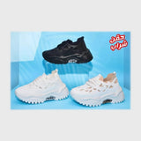 حذاء سنيكرز حريمى فوندي جلد إسكاي مستورد ونعل PVC حقن الوان متعددة جميع المواسم من الوحيد روك - L-631