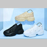 حذاء سنيكرز حريمى فوندي جلد إسكاي مستورد ونعل PVC حقن الوان متعددة جميع المواسم من آل وحيد-L-760