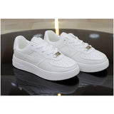 حذاء سنيكرز اطفالى فوندي جلد إسكاي مستورد ونعل PVC حقن ابيض جميع المواسم من نيو لوك - 1502