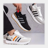 حذاء سنيكرز رجالى فوندي جلد إسكاي مستورد ونعل PVC حقن الوان متعددة جميع المواسم من ان ستايل-SR213