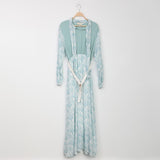 فستان اكمام طويله حريمي جاكارمينت جميع المواسم من اسبنوزا -a3126