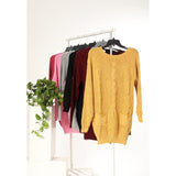 بلوفر أكمام طويلة حريمى تريكو; ألوان متعددة