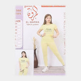 ترنج مطبوع بناتي شعيرات الوان متعددة صيفي من او اي -LO-4