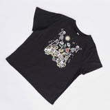 تيشرت نص كم برقبه دائريه رجالي قطن ليكرا الوان متعددة صيفي من ازياء -101