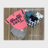 طقم شورت اولادي قطن الوان متعددة صيفي من فرعون-25-9500