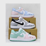 حذاء سنيكرز حريمى فوندي جلد إسكاي مستورد ونعل PVC حقن الوان متعددة جميع المواسم من الشماع 2024-X80