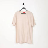 تيشيرت سادة رجالي قطن بيج صيفي من ازياء-RR-8