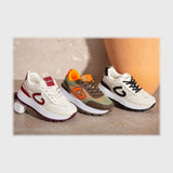 حذاء سنيكرز اطفالى فوندي جلد إسكاي مستورد ونعل PVC حقن الوان متعددة جميع المواسم من ان ستايل - SR210